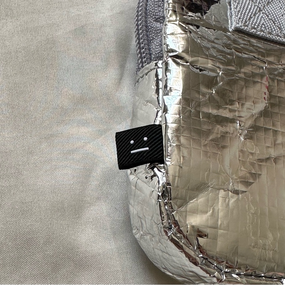 Acne Studios Mini Pouch Silver - Picture 7 of 14